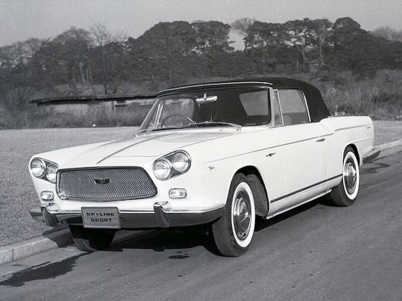 Nissan Skyline (R21B) 1 поколение, открытый кузов (04.1962 - 08.1963)